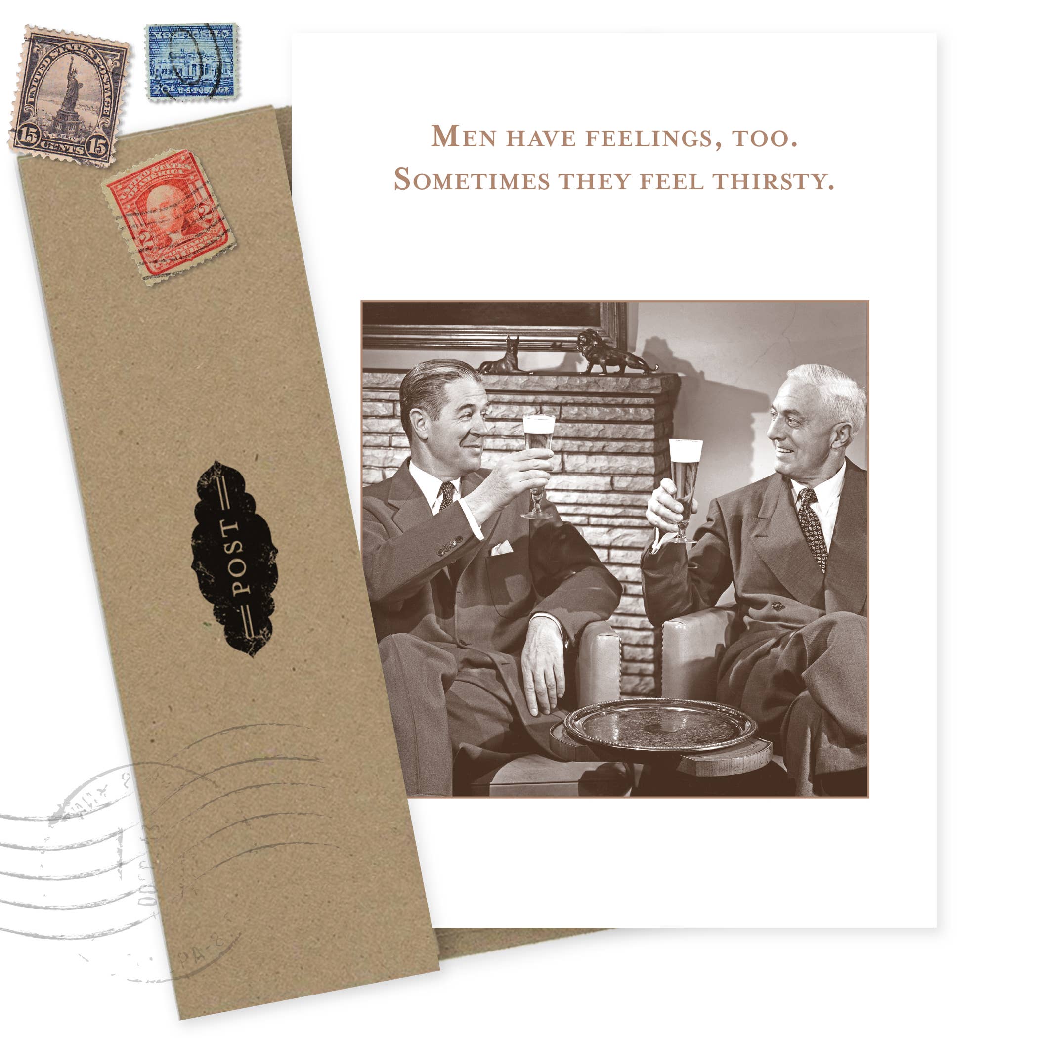 Shannon Martin Design - Wholesale Birthday Card - Men Have Feelings Too Birthday Card2