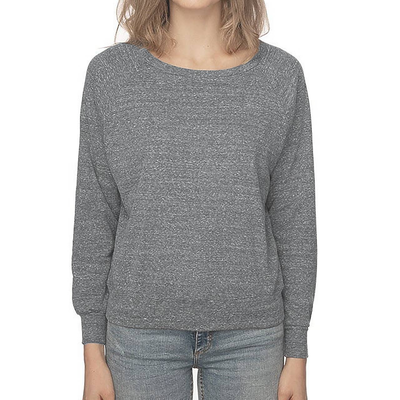 Supermaggie @ Faire - Wholesale Graphic Sweatshirt - Women's - Jackalope Pia Tri Blend Pullover5