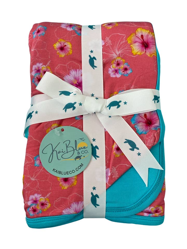 Manta de bambú Flower Child para venta al por mayor de Kai Blue & Co. LLC