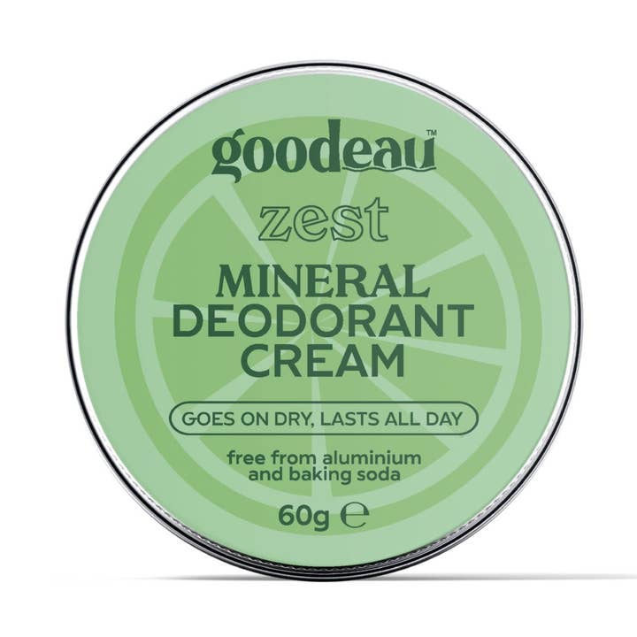 Mineral Deodorant Cream 〰️ Zest for wholesale by Goodeau