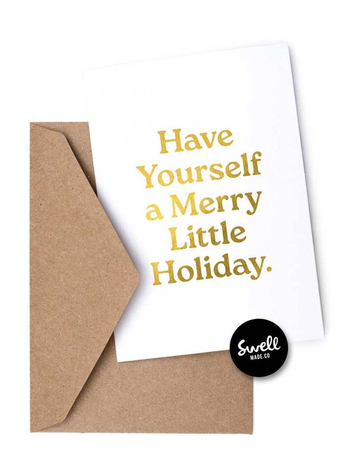 Ha dig ett riktigt riktigt litet semesterkort för wholesale av Swell Made Co.