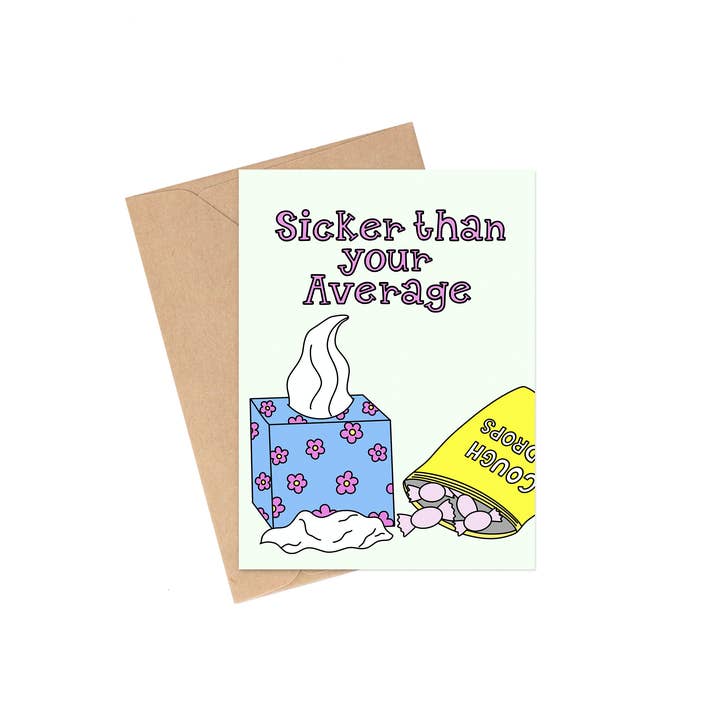 Ziekere dan je Gemiddelde Kaart - Hip Hop Beterschapskaart voor wholesale door Siyo Boutique