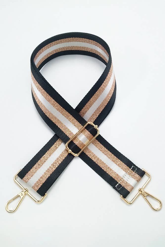 Hana – wholesale Väskremmar – Dam – Väska med randigt mönster, justerbar rem1