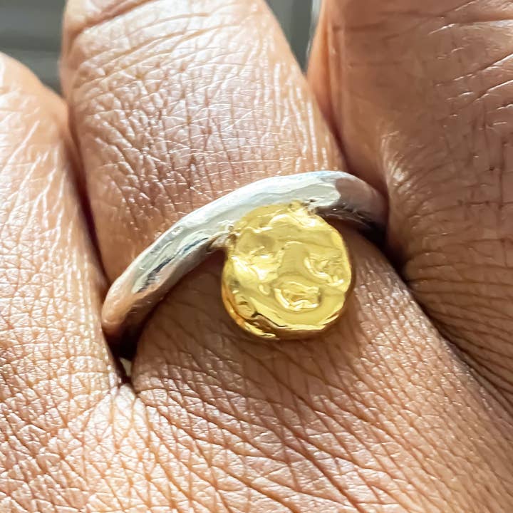 MOCA Jewellery - Wholesale Band/Stacked Ring - Circle Accent Ring11