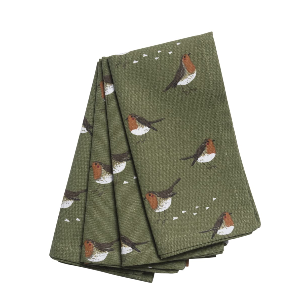 Sophie Allport - Wholesale Dinner & Cloth Napkin - Robin Napkins (Set of 4)0