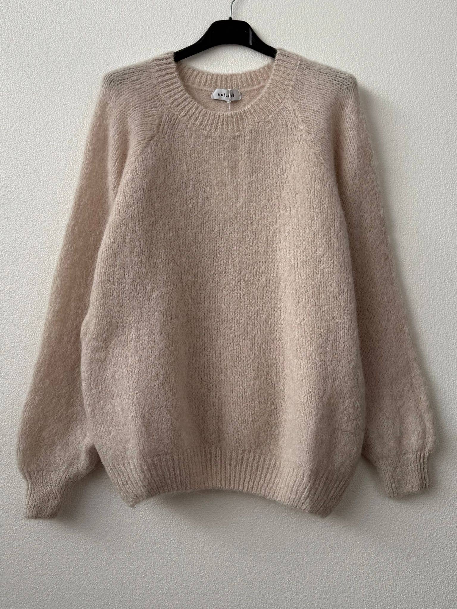 NOELINE - Wholesale Knit Sweater - Women's - Round neck sweater 50% alpaca 18193