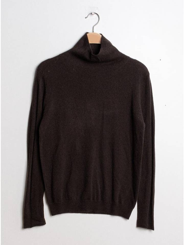 J and W – wholesale Pullovertröja - Dam – Kashmirpolo med hög krage