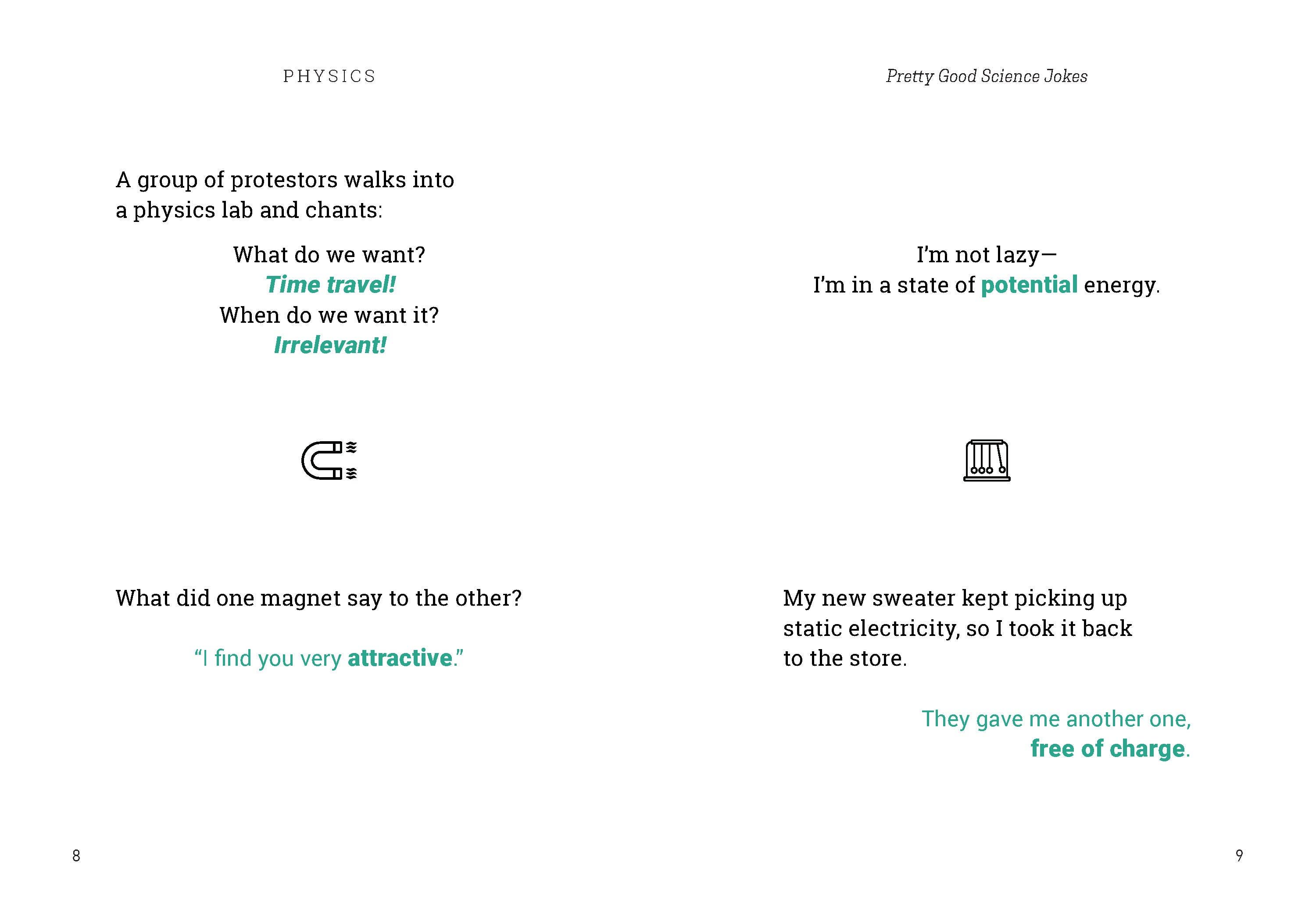 Chronicle Books - Wholesale Humor - Pretty Good Science Jokes5