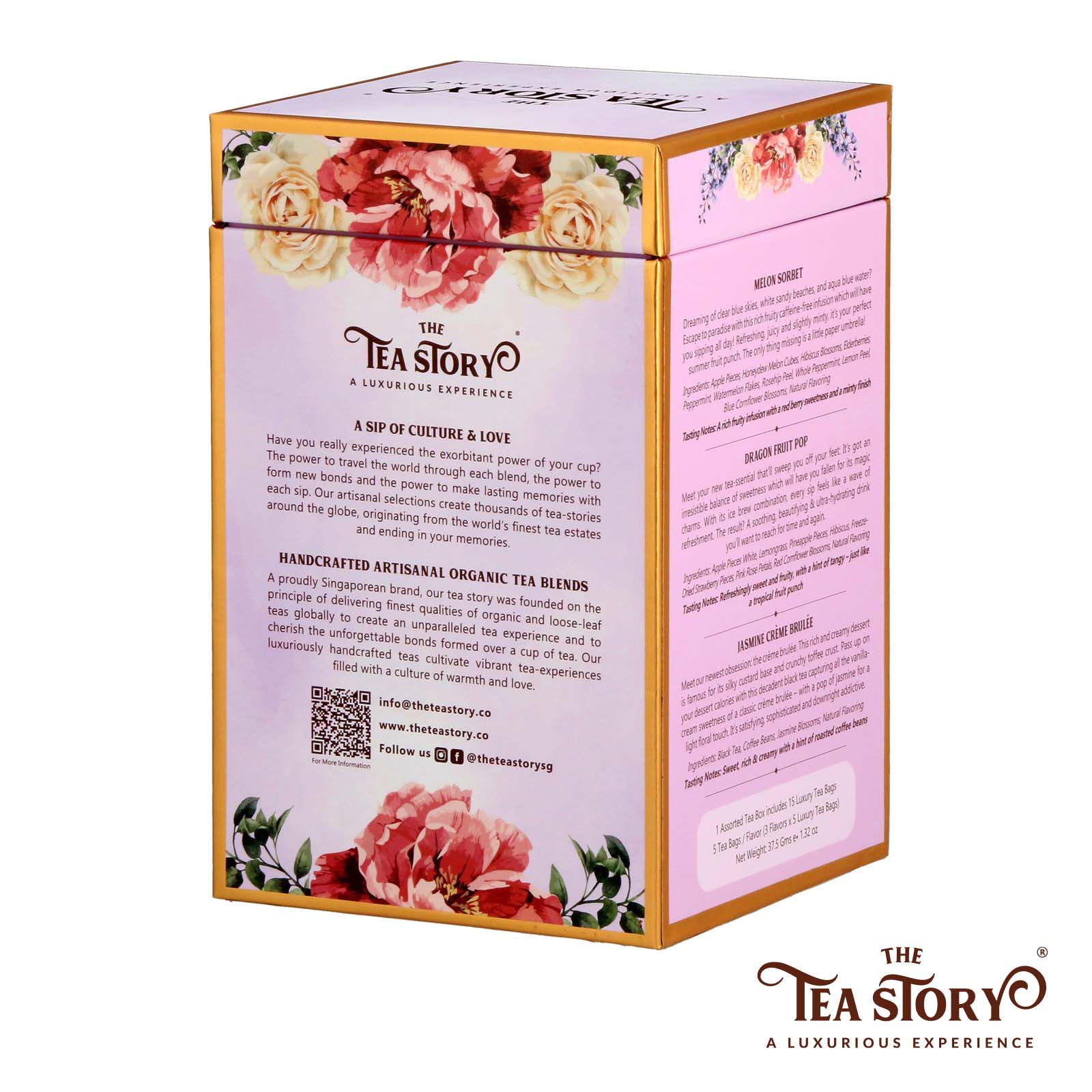 The Tea Story - Wholesale Tea Bags - Exotic Blends Assorted Tea Box3