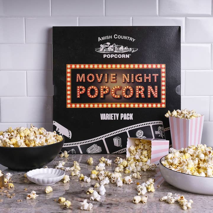 Amish Country Popcorn - Wholesale Retailer Sample - Food & Drink - Movie Night Variety Pack