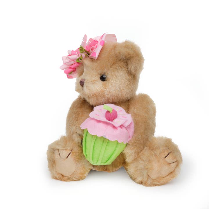 Bearington Collection - Wholesale Stuffed/Plush Toy - Kids & Baby - Casey Cupcake Birthday Bear1