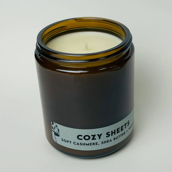 Charleston & Harlow Candle Co. - Wholesale Jar/Filled Candle - FALL Cozy Sheets -Cashmere, Shea Butter + Vanilla Soy Candle