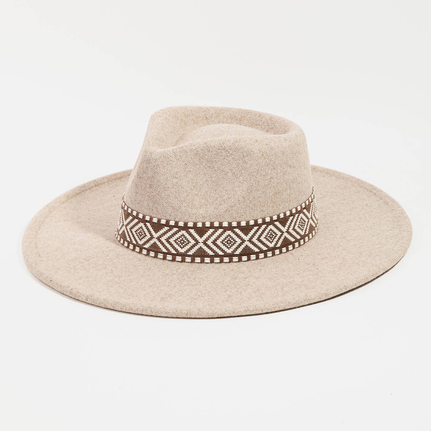 Collections by Fame Accessories - Wholesale Fedora - Women's - Boho Stripe Pattern Fedora Hat8