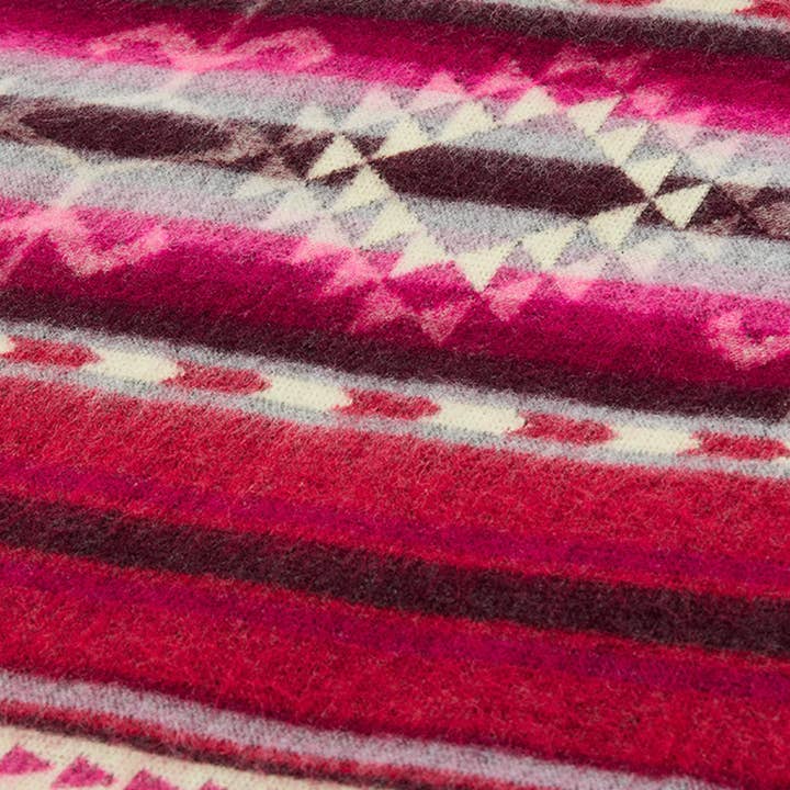 Ecuadane - Wholesale Throw Blanket - Pink Horse Riding Blanket, Southwestern Boho Equestrian Gift9