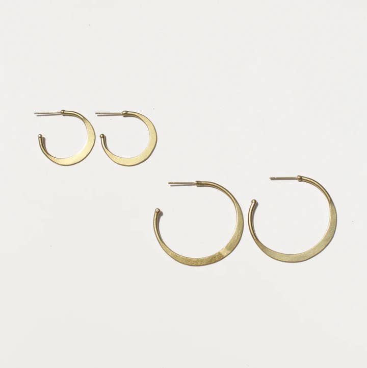 Rover & Kin - Wholesale Hoop Earrings - Hammered Hoops1