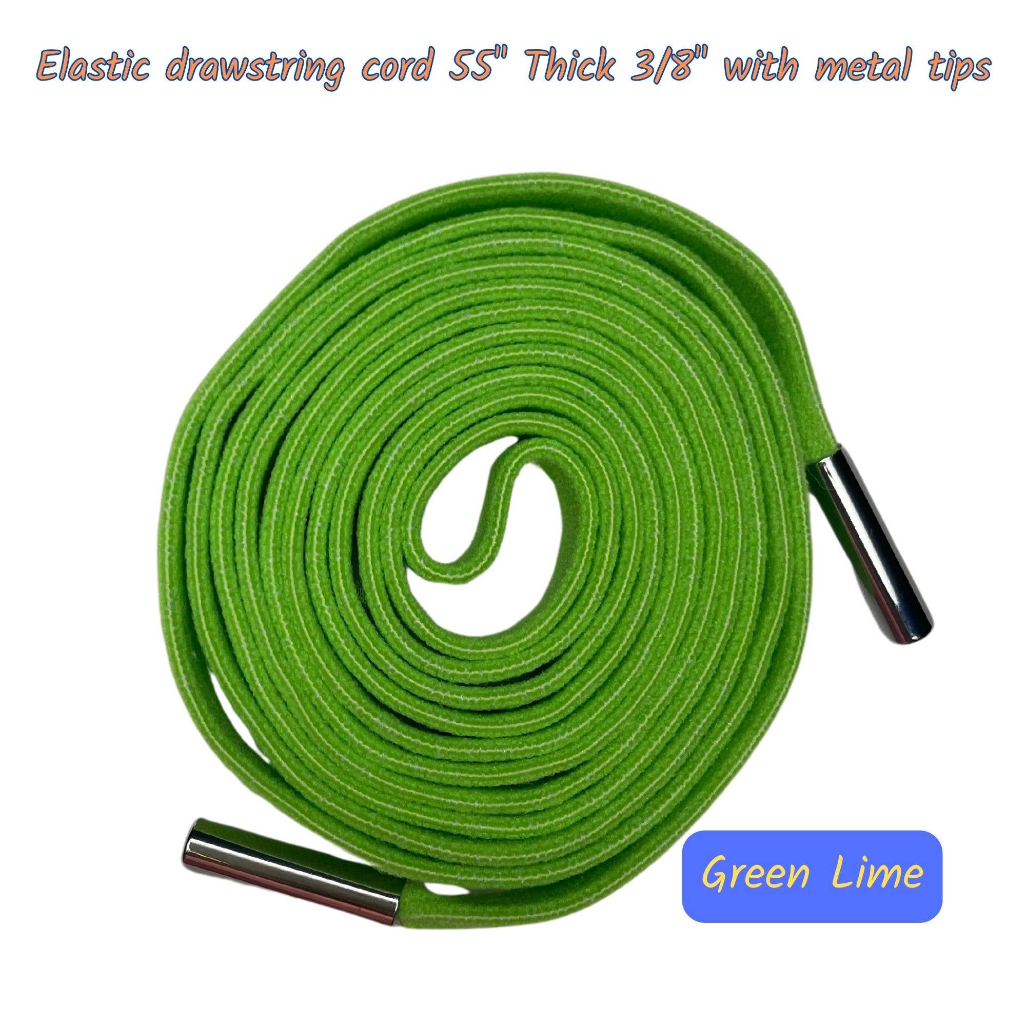 Infinite Sourcing & Trading LLC. - Venta al por mayor Bolsa con cierre de cordón - Unisex - Cordón de repuesto plano y elástico de 55 pulgadas de grosor y 3/8 pulgadas 9