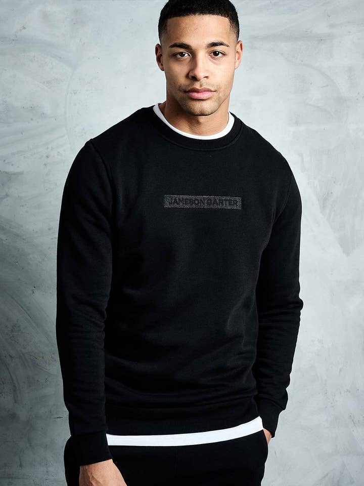 Zion Tracksuit Sweater - Blackout for wholesale by Jameson Carter