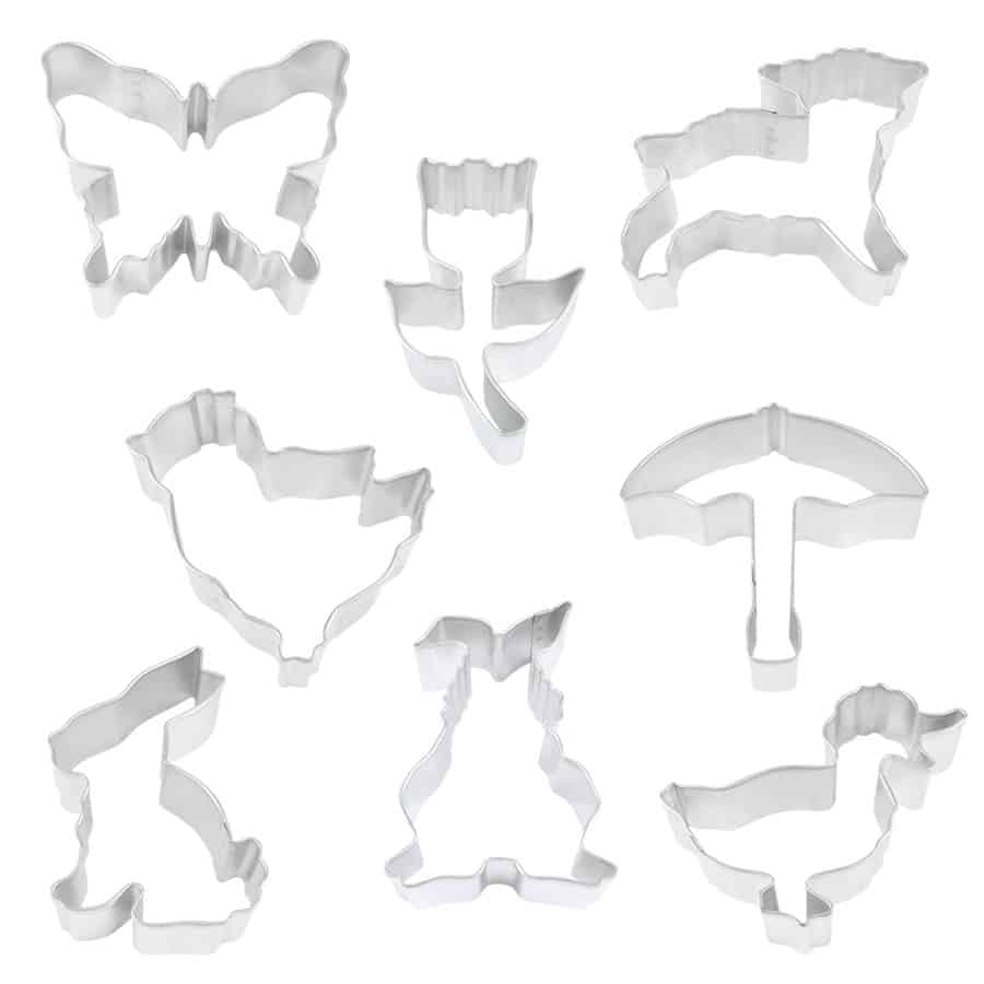 R&M International - Wholesale Cookie Cutter - Easter 8 PC Cookie Cutter Set1