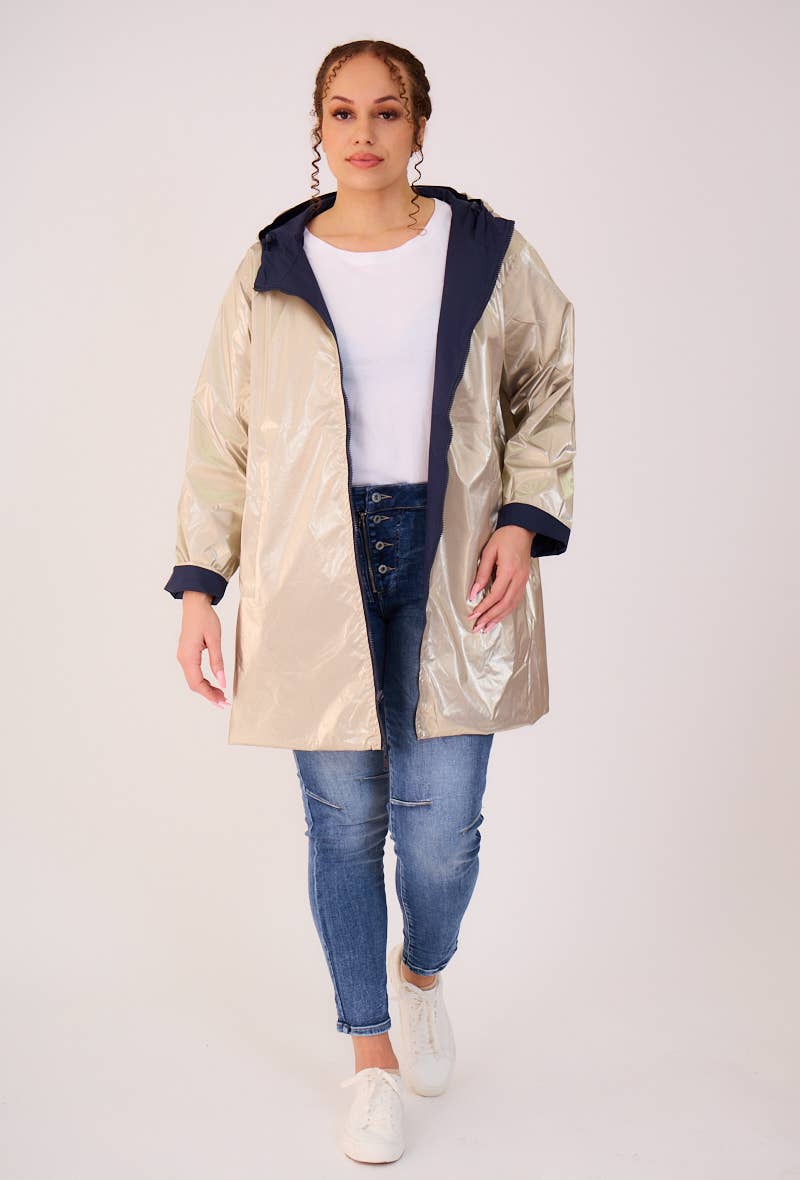 Escandelle Paris - Wholesale Parka - Women's - Mid-length reversible parka - Plus Sizes15