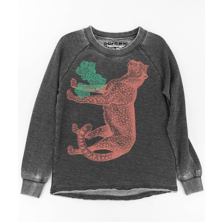 Cheetah Bibi Fransk Terry Sweatshirt for engroshandel hos Supermaggie @ Faire