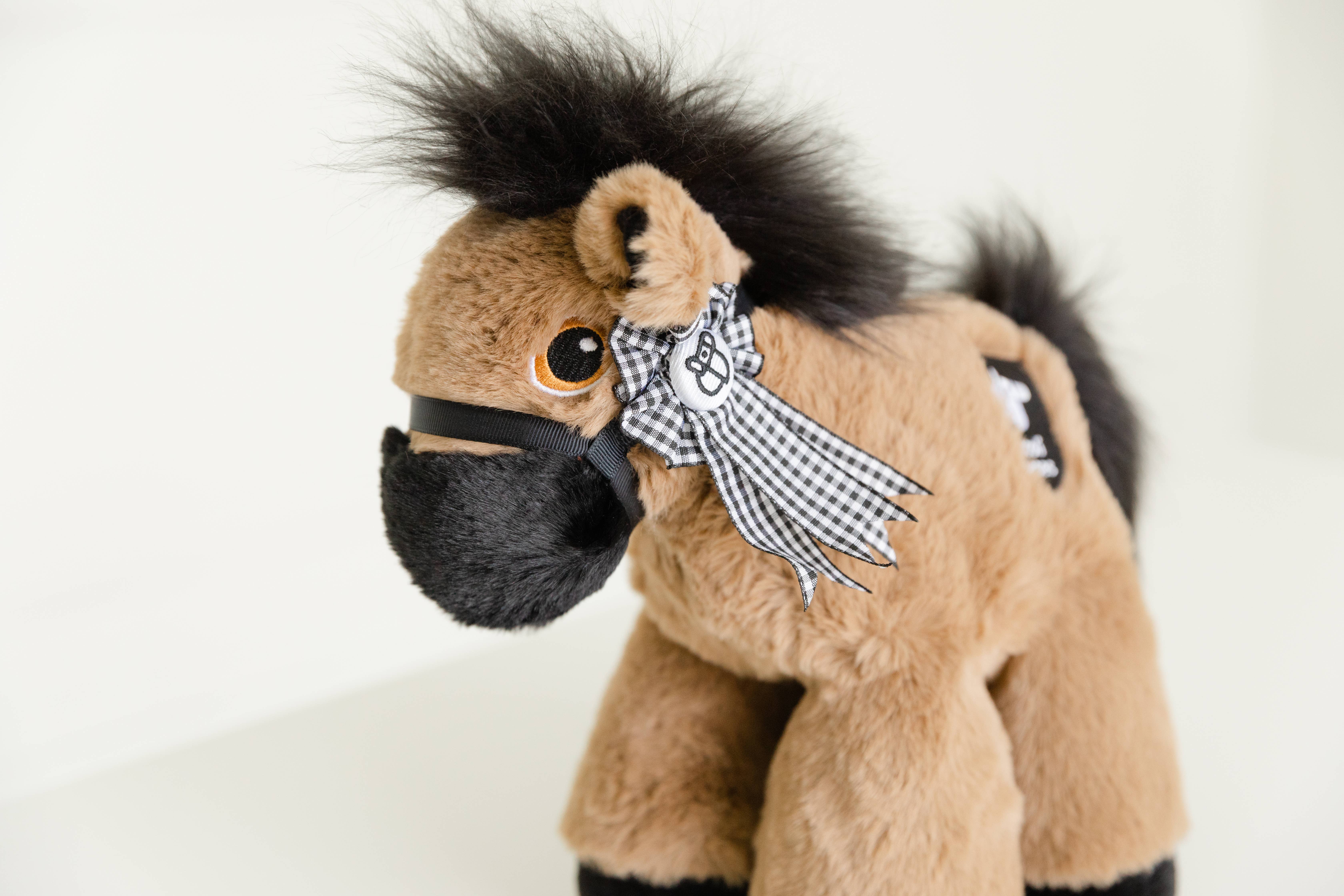 Piccoli Horses - Wholesale Stuffed/plush toy – Kids & baby - ENGLISH PONY — BROWN/BLACK