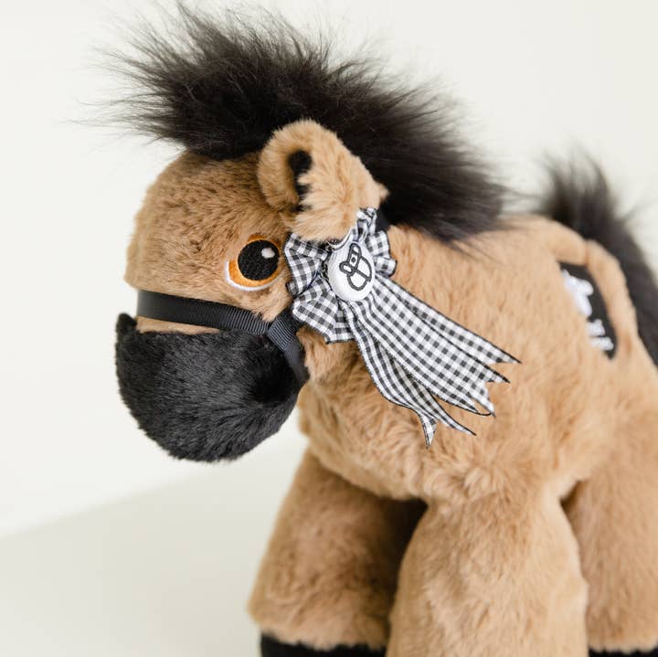 Piccoli Horses - Wholesale Stuffed/Plush Toy - Kids & Baby - ENGLISH PONY — BROWN/BLACK0