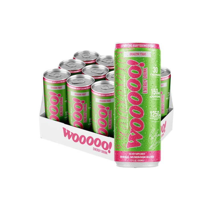 WOOOOO! ENERGY DRINK – wholesale Sport-/energidryck – Drakfrukt 12-pack