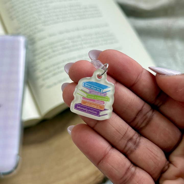 This Story Ain’t Over - Wholesale Individual charm/pendant - Reading is Political C-Plug Charm for Kindle or Kobo eReaders