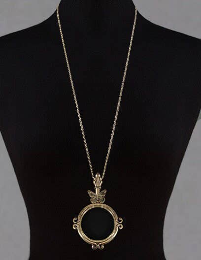 TheTizana - Wholesale Pendant/Charm Necklace - Butterfly  6 Times Magnifier Magnifying Glass Pendant Neckla2