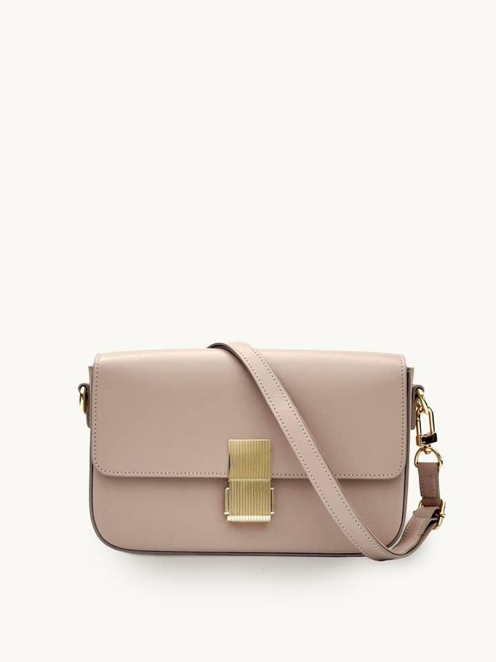 The Flora Blush Leather Bag for wholesale by Apatchy London