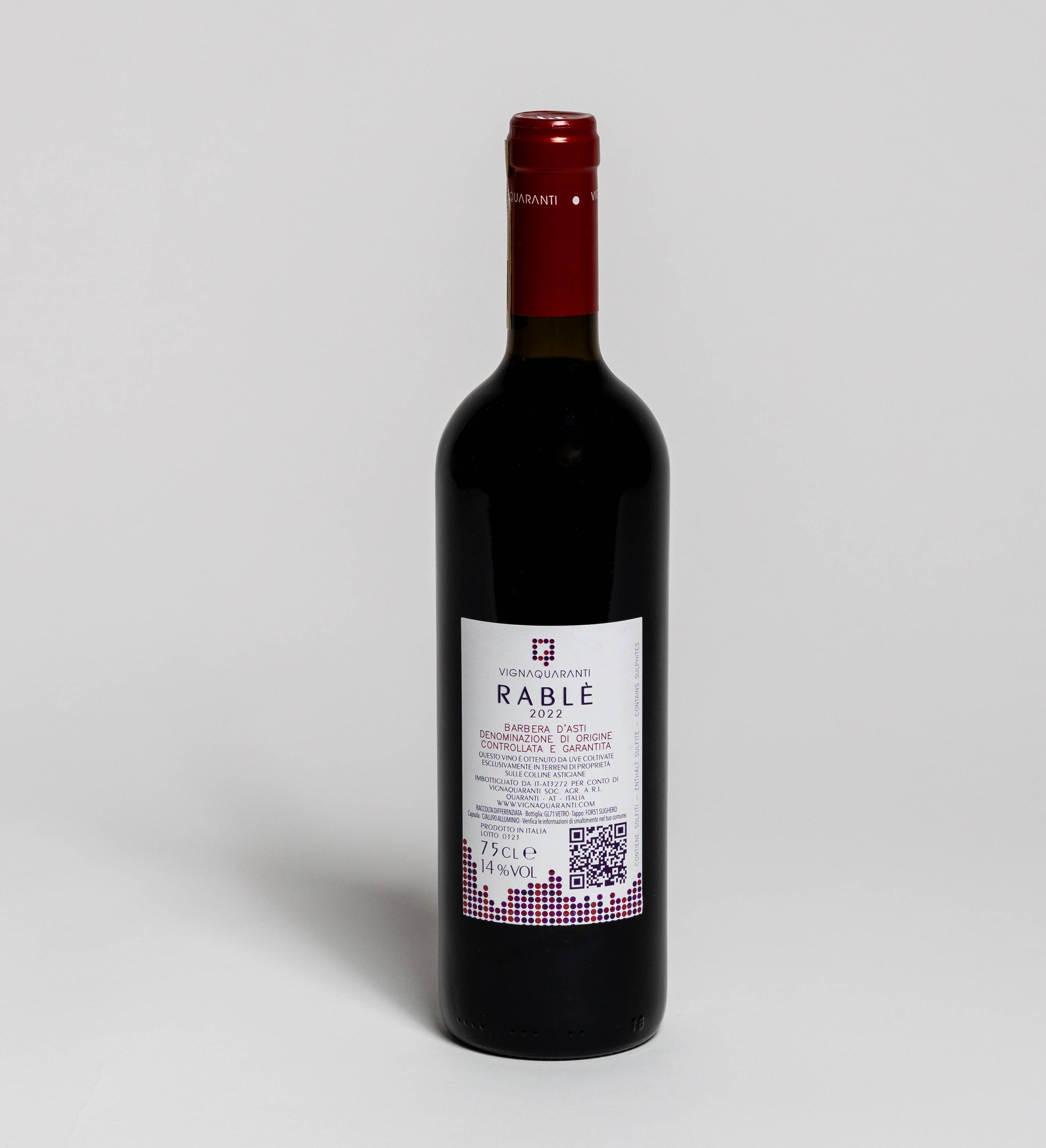 Vignaquaranti - Wholesale Red Wine - Barbera d'Asti DOCG | Red dry wine | Rablè 1