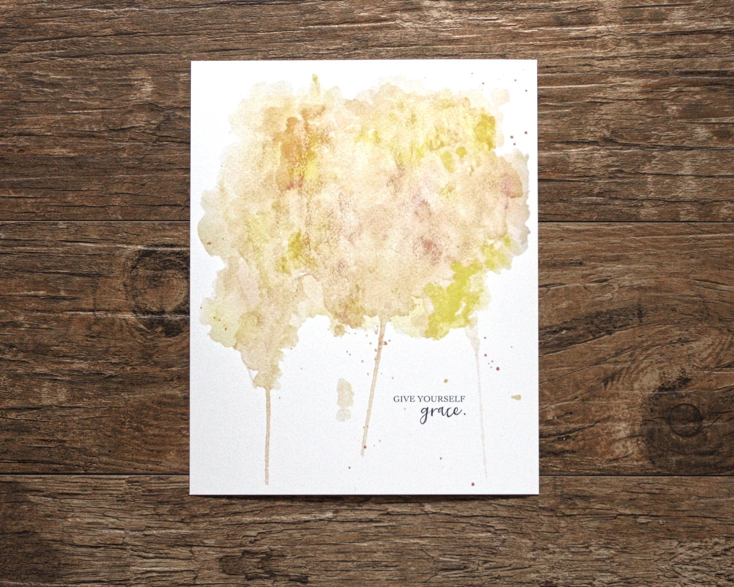 Print Therapy - Wholesale Art Print - Give Yourself Grace Print2