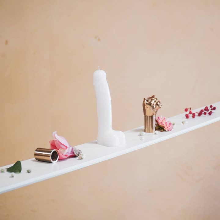 Housevitamin bv - Wholesale Novelty Candle - Candle - Dick - Wax - White - 160gram - 7x5,5x17cm3