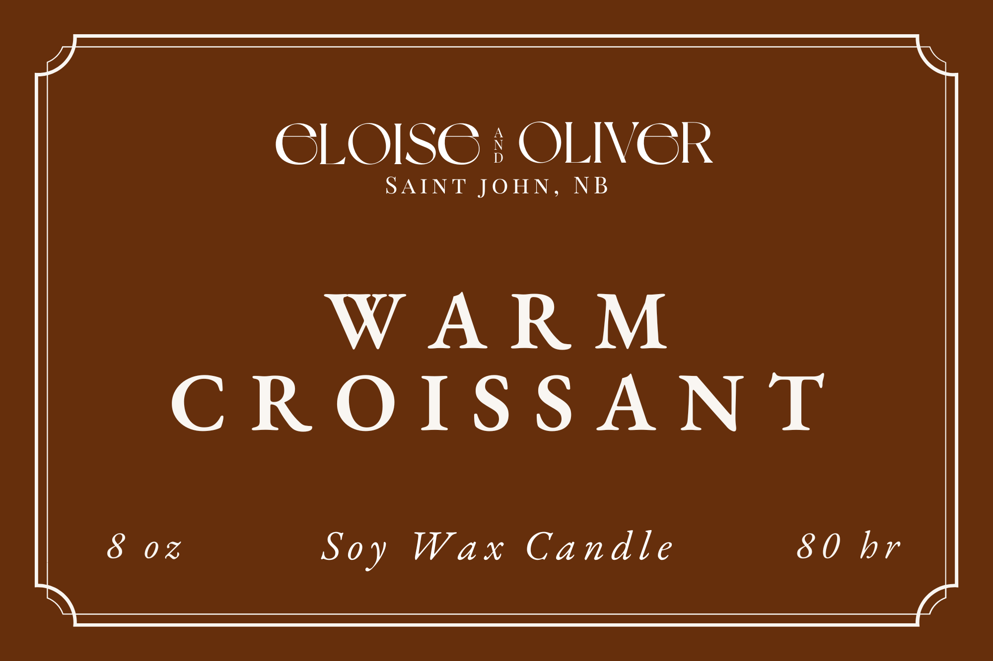 Eloise and Oliver – Vela em jarro/copo por atacado – Vela Warm Croissant 226 g4