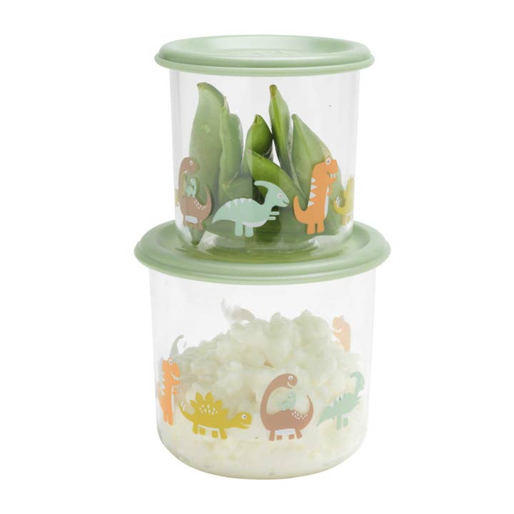 Good Lunch Snack Containers | Baby Dinosaur | Large for wholesale by Sugarbooger by Ore’ Originals