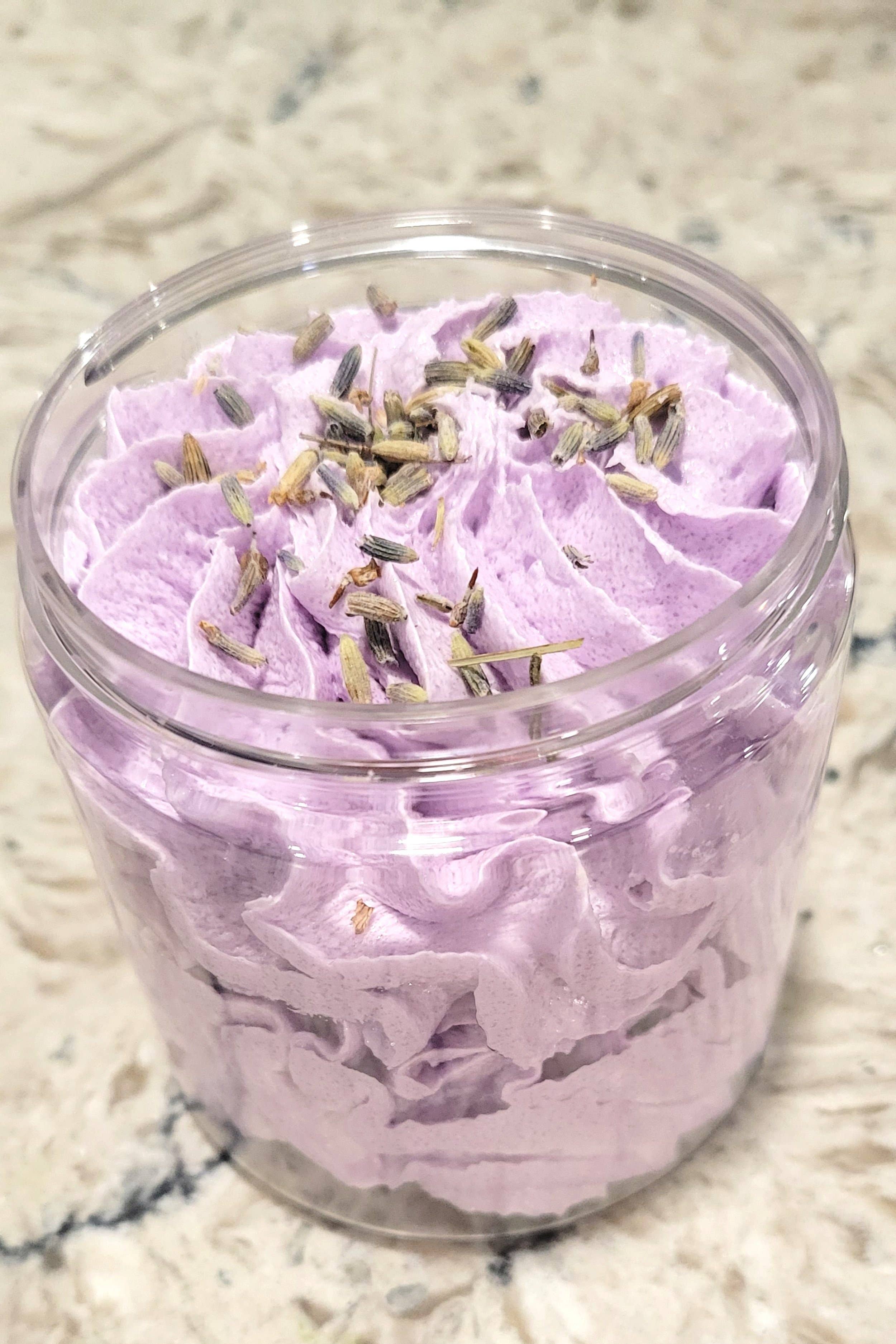 Soulful Serenity Soaps - Wholesale Whipped Soap - Lavender Eucalyptus Whipped Soap + Scrub1