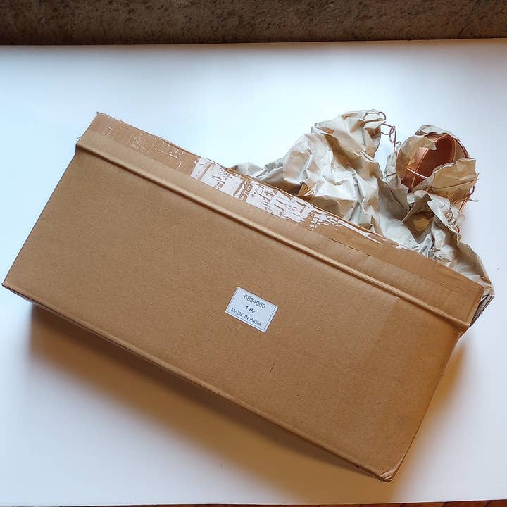 Ten Thousand Villages - Wholesale Outdoor Ornament/Decor - Prava Copper Rain Chain - 7 ft4