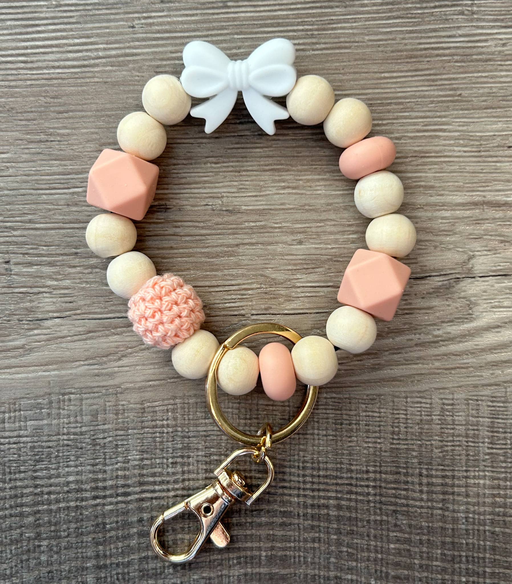 JILLIAN INK LLC - Wholesale Keychain Bracelet - Bow Wristlet Keychain4