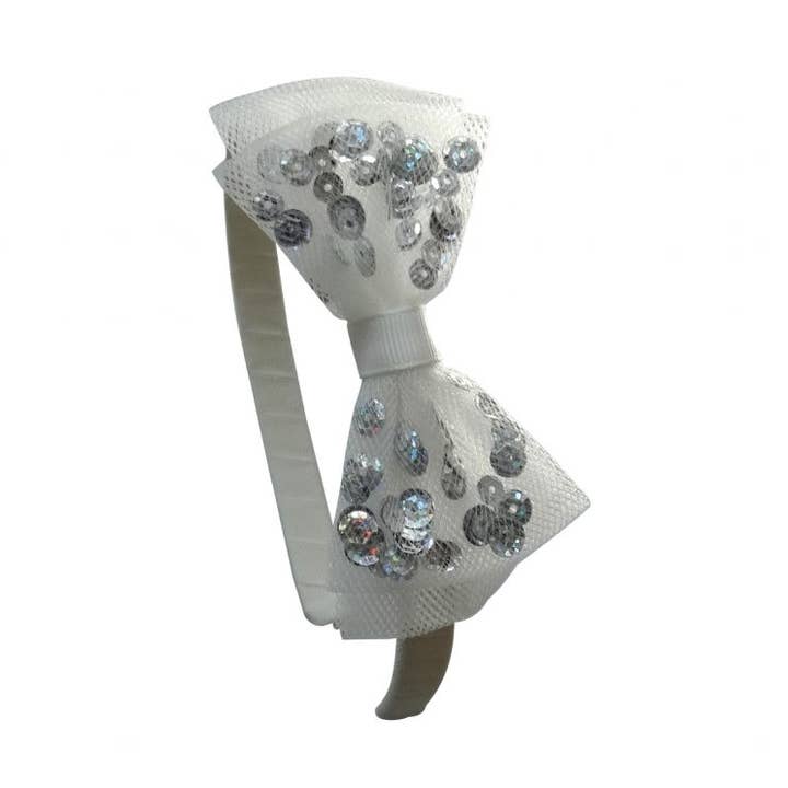 Sequin Bow Hårbøjle for engroshandel hos JOYHAIR