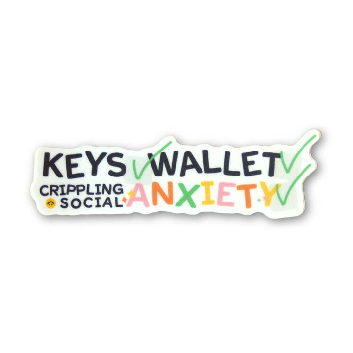 Social Anxiety Sticker for wholesale by The Franki Hanke