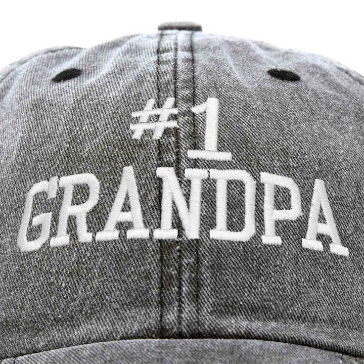 Dalix - Wholesale Honkbalpet - Heren - DALIX Nummer 1 Grandpa cadeauhoed baseball pet
