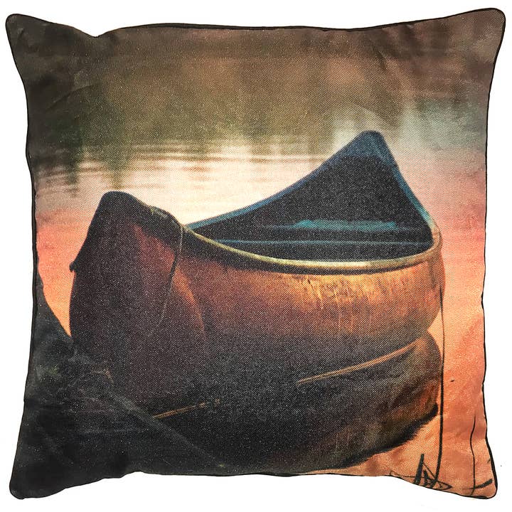 Cojín para Interior/Exterior Sunset Canoe de Tela Outdoora para venta al por mayor de Taylor & Co. - The Taylor Collection