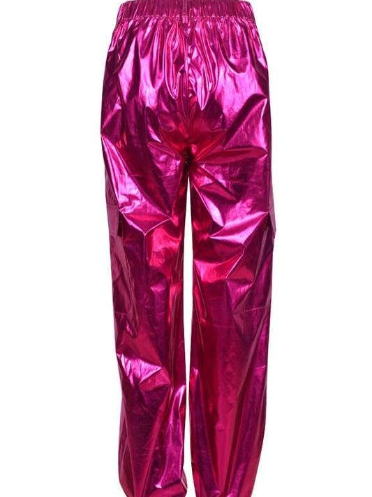 Fashion Combination – wholesale Byxor - Dam – knäppta vinyl långa byxor4