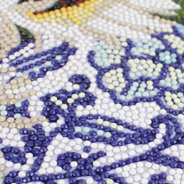 Camelot - Wholesale DIY Craft Kit - White Sunflowers Diamond Painting Kit4