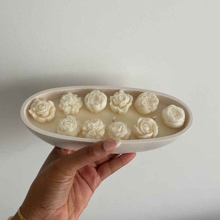 Rose Garden Candle for wholesale by bel-jewelry