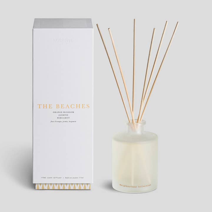 The Beaches Reed Diffuser for wholesale by Vancouver Candle Co.