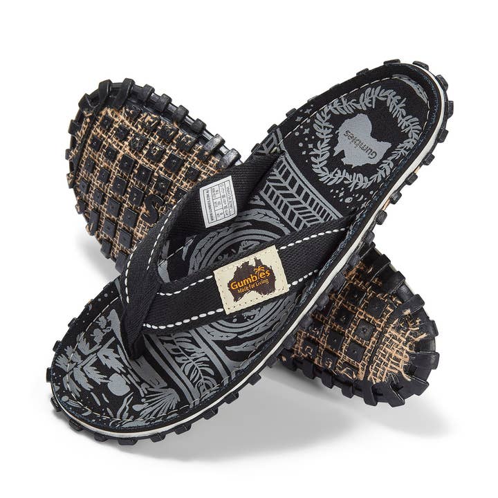 Islander Flip-Flops - Women's - Midnight Black for wholesale by Gumbies