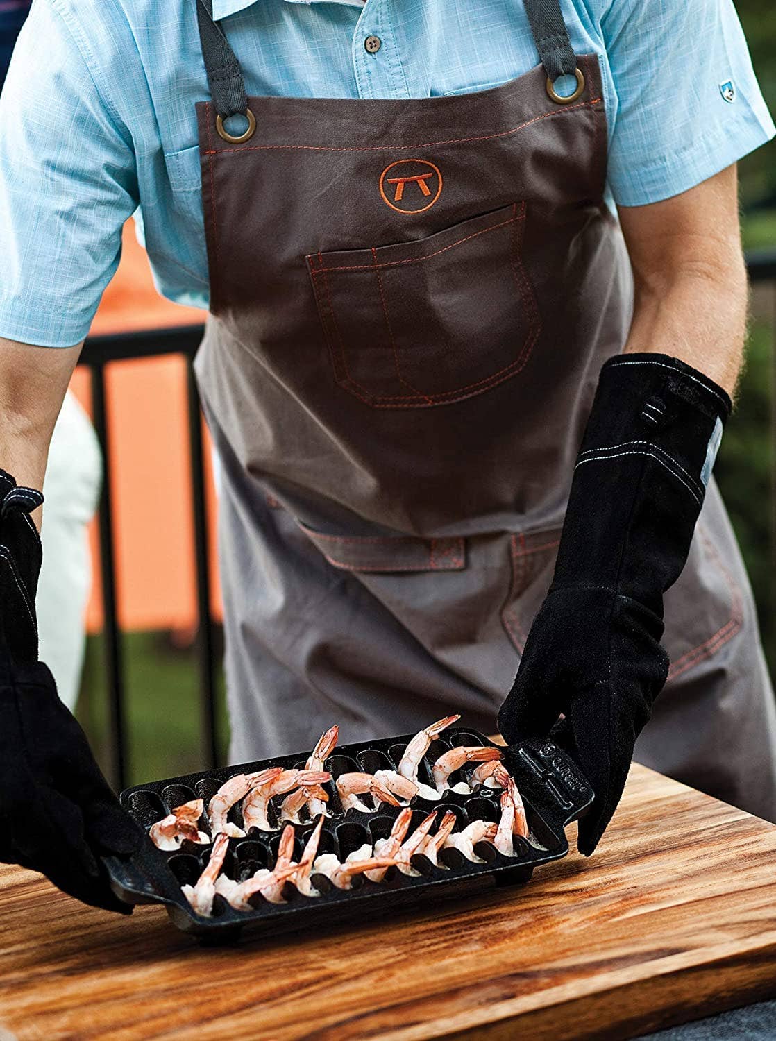 Fox Run Brands – wholesale Apron – Outset Griller's Canvas Apron, Brown, 27" X 30"2