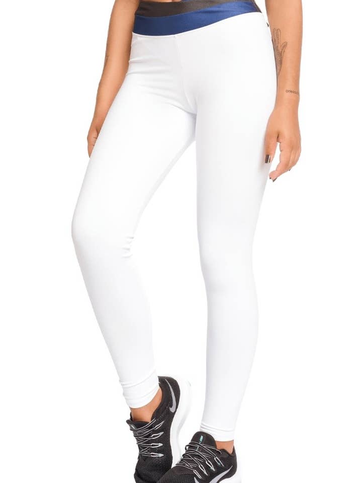 Leggings cós cruzados por atacado de Nova Cabana Activewear