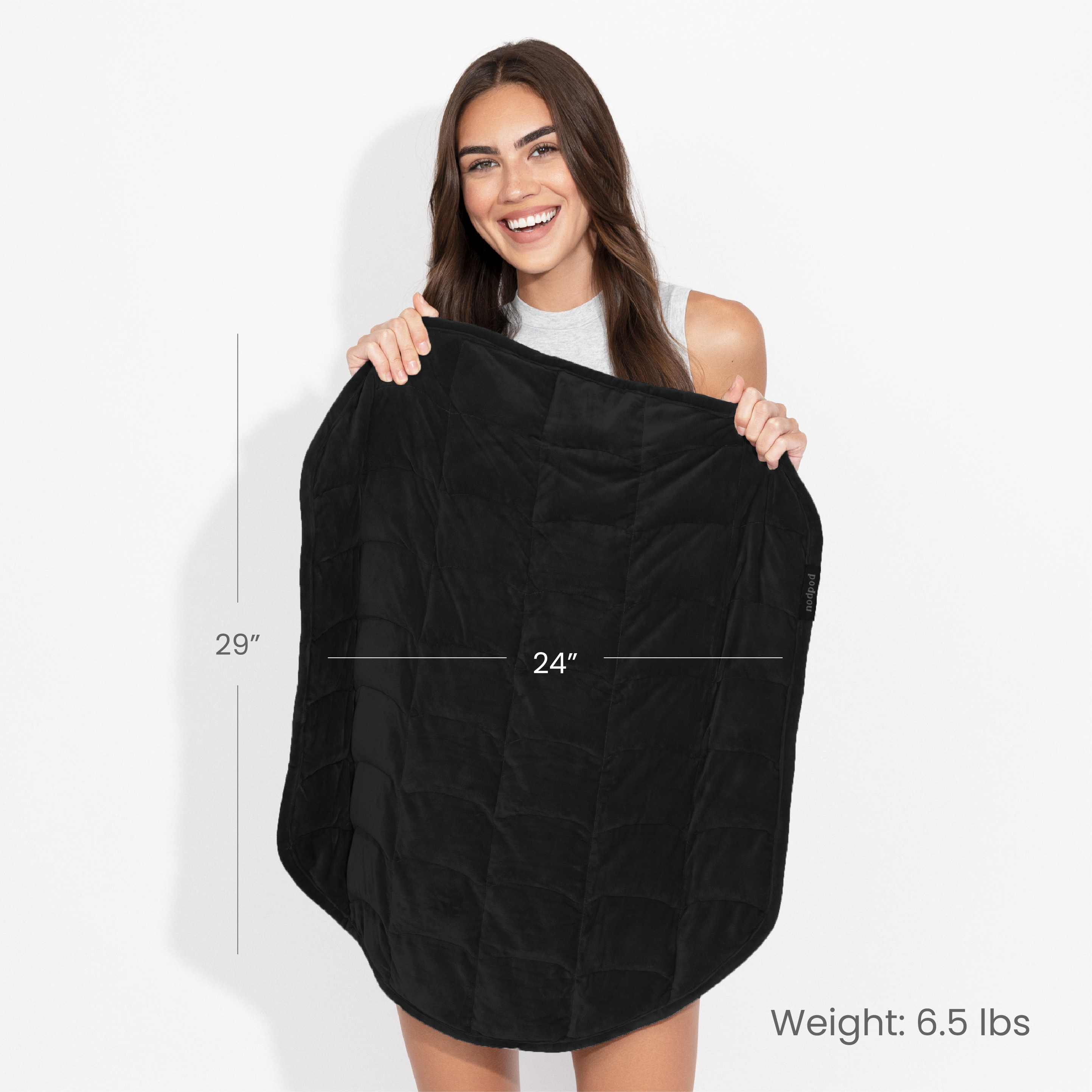nodpod - Vente Couvertures de voyage - Nodpod BODY Onyx - Couverture lestée pour le corps2